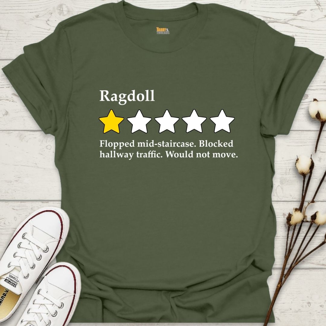 Ragdoll 1-Star Review T-shirt