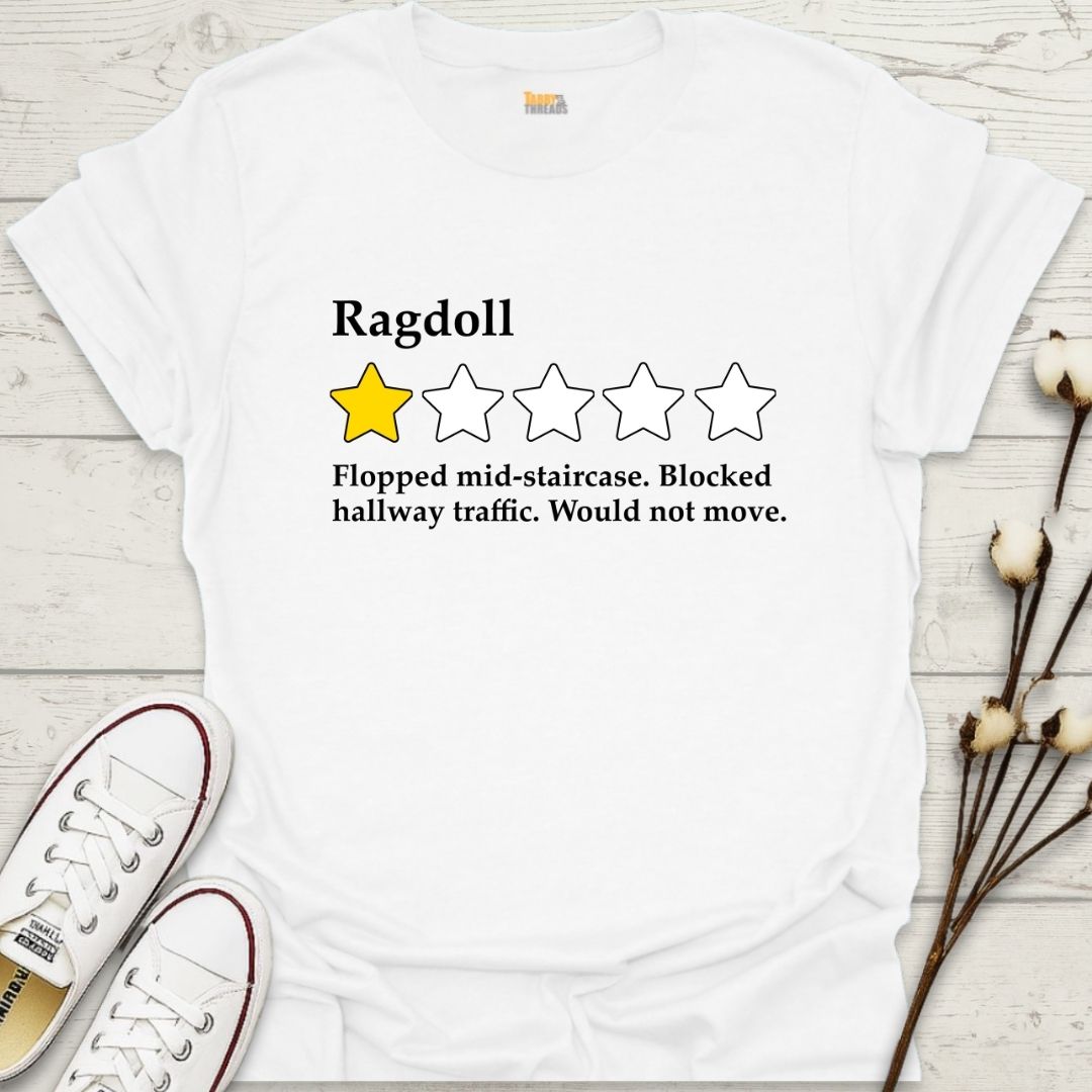 Ragdoll 1-Star Review T-shirt