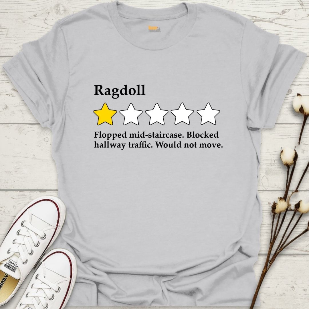 Ragdoll 1-Star Review T-shirt