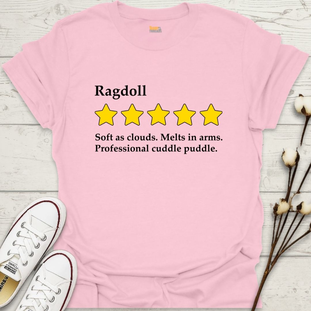 Ragdoll 5-Star Review T-shirt