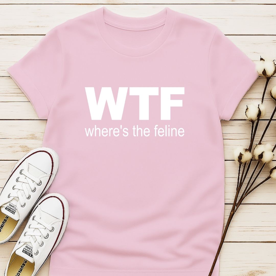 WTF Where's the Feline T-shirt