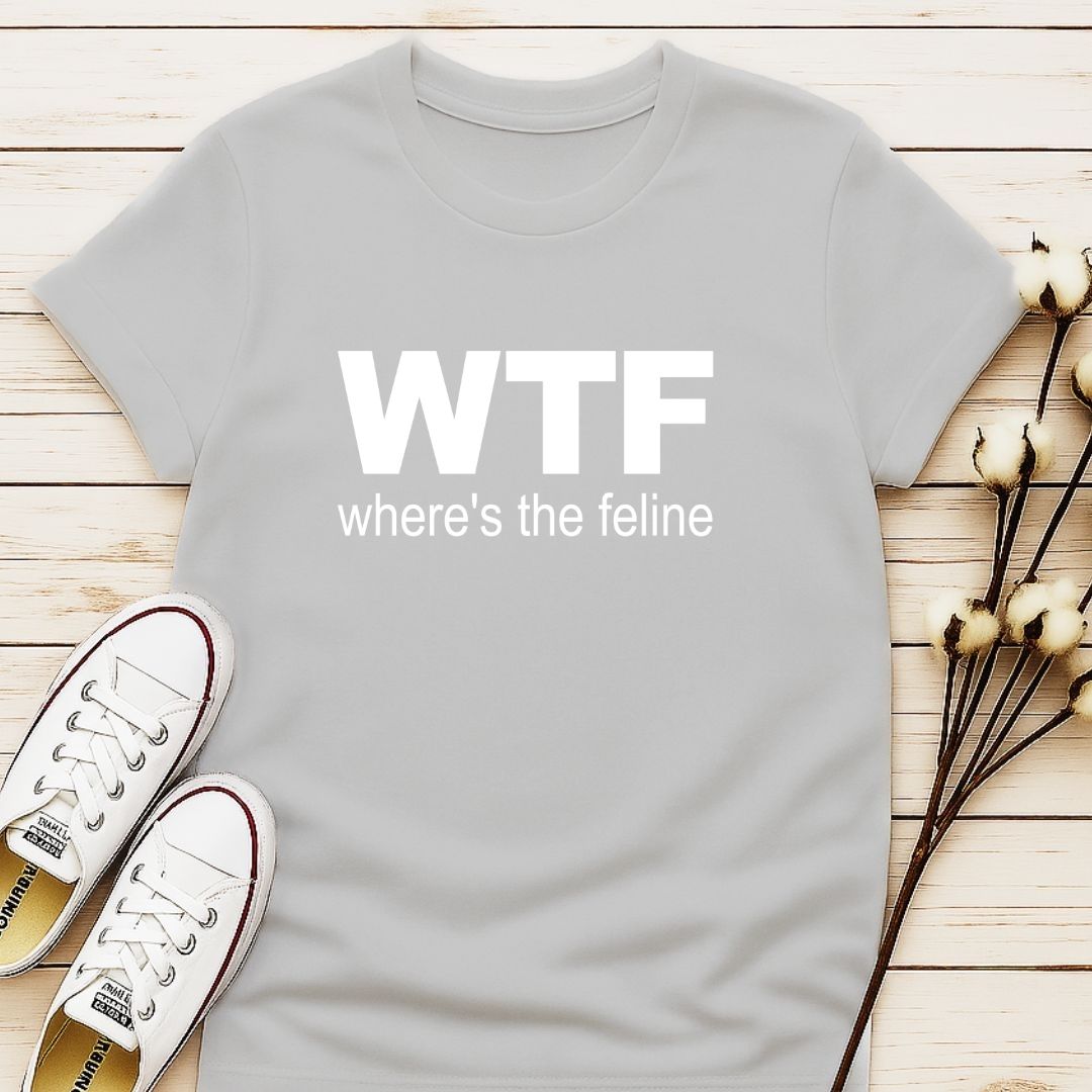 WTF Where's the Feline T-shirt