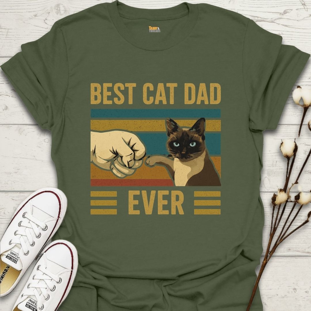 Cat Dad Fist Bump T-shirt