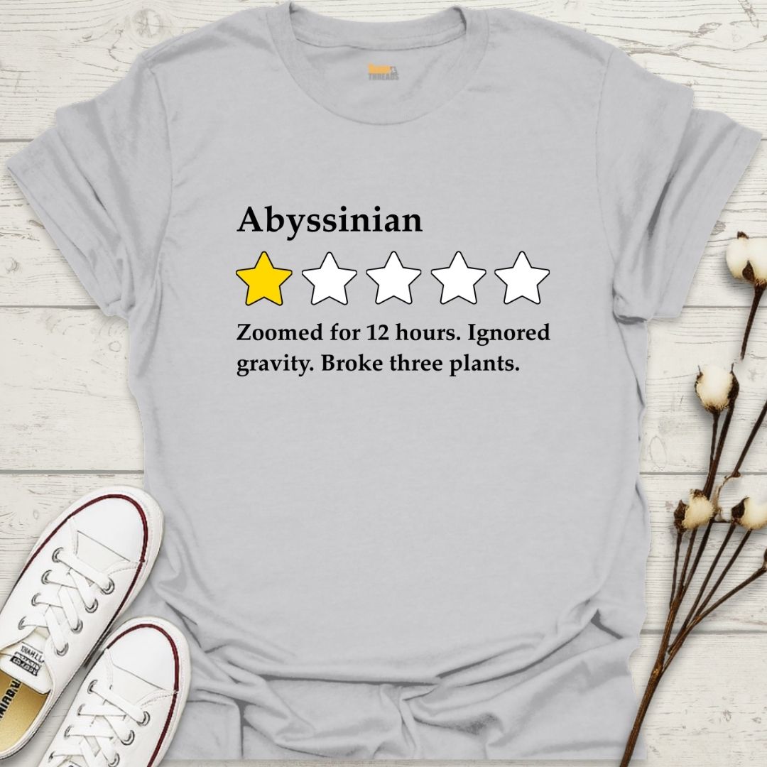 Abyssinian 1-Star Review T-shirt