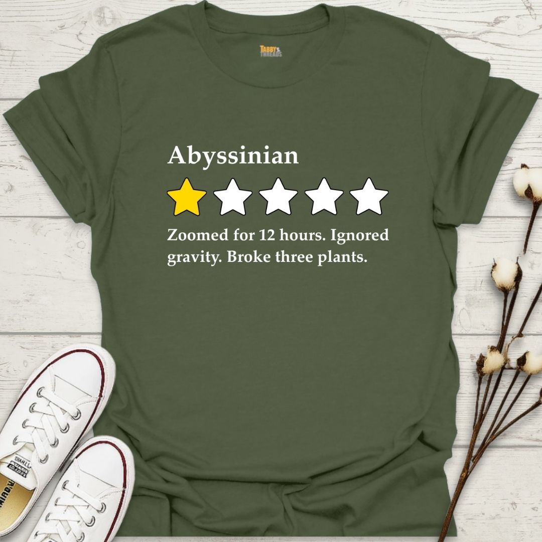 Abyssinian 1-Star Review T-shirt