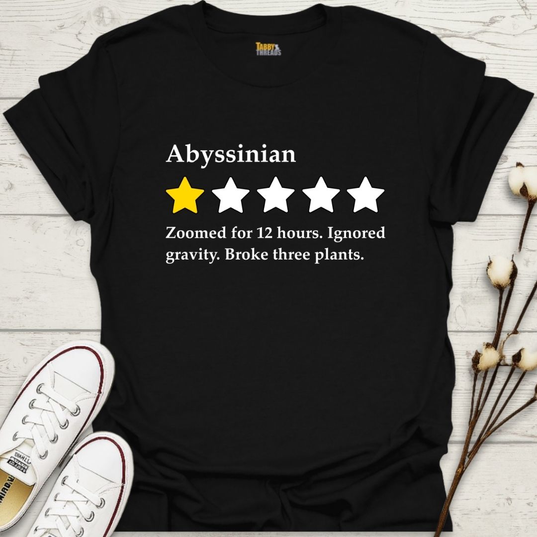 Abyssinian 1-Star Review T-shirt