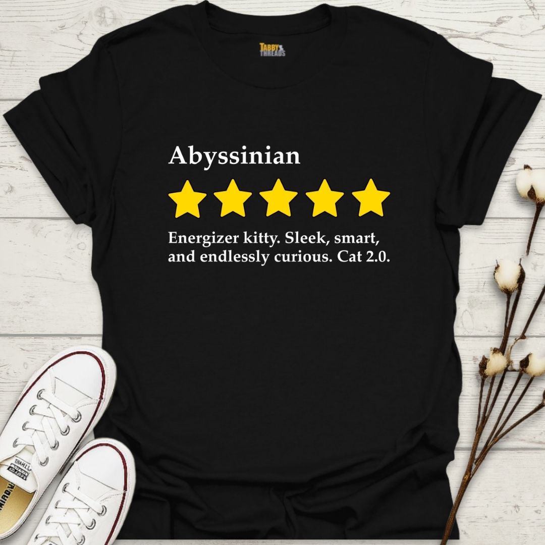 Abyssinian 5-Star Review T-shirt