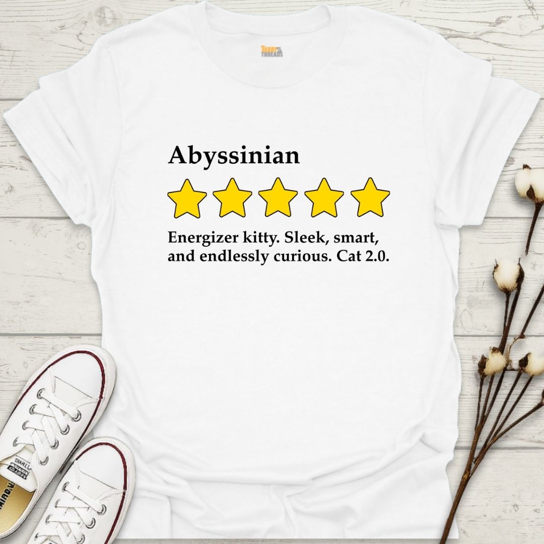 Abyssinian 5-Star Review T-shirt