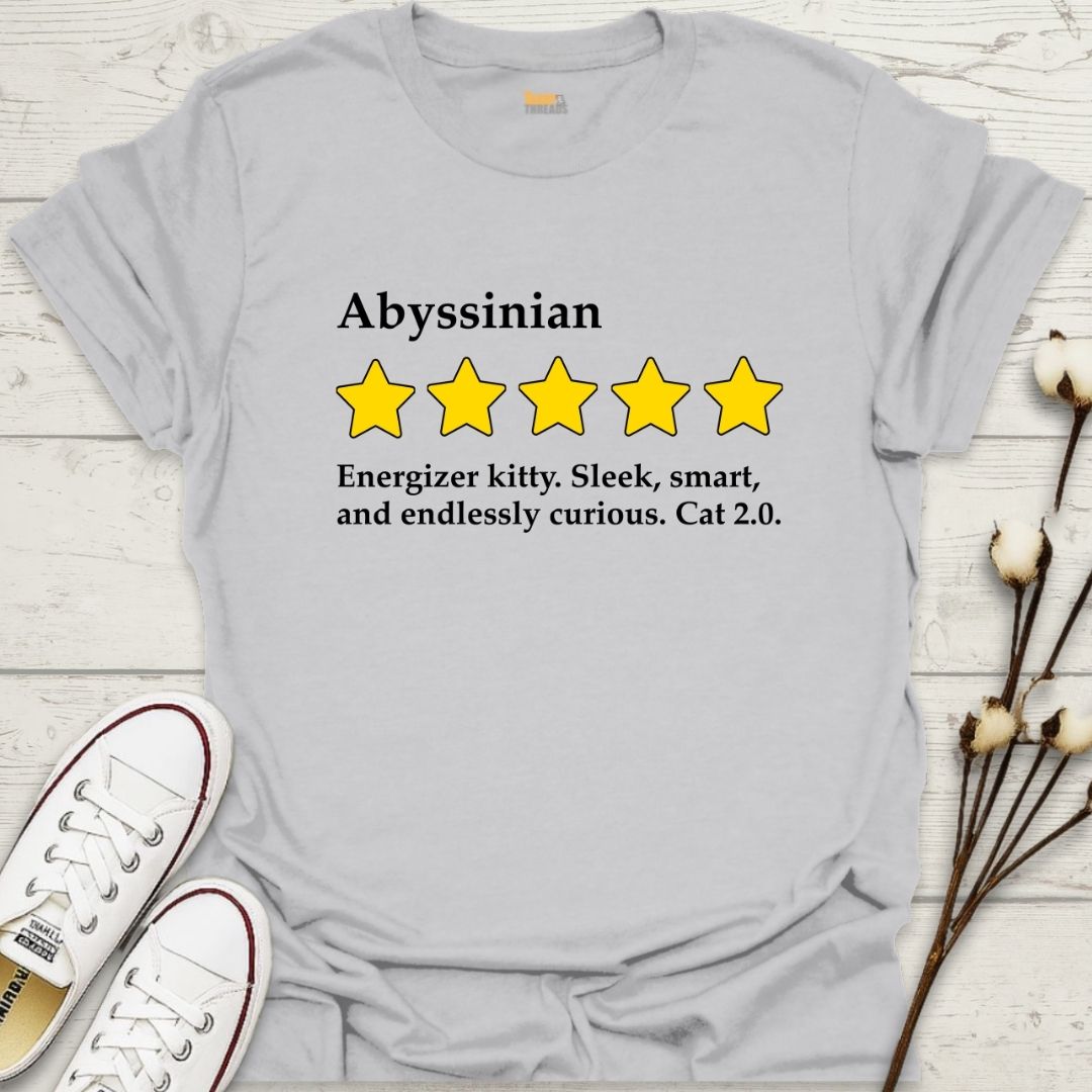 Abyssinian 5-Star Review T-shirt