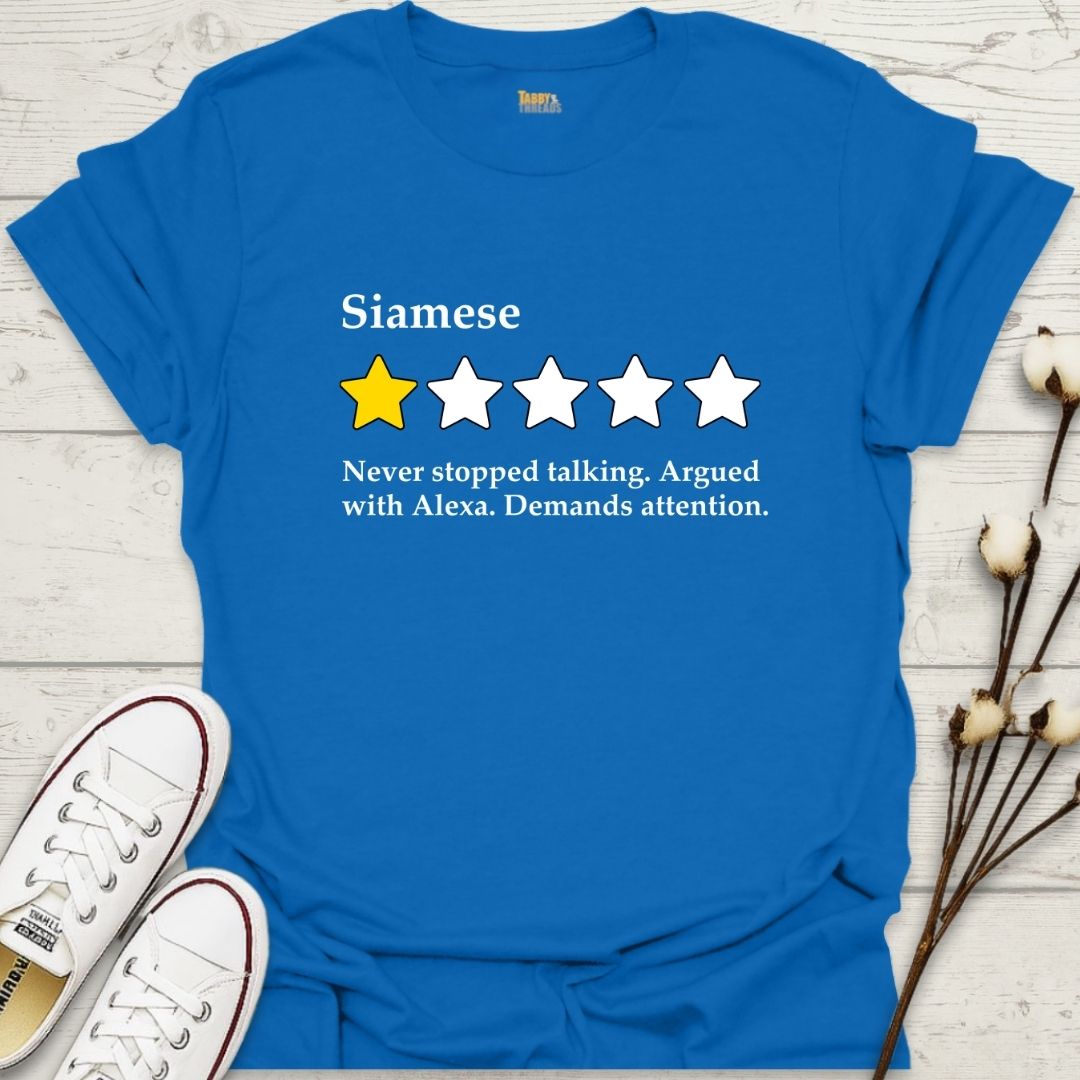 Siamese 1-Star Review T-shirt