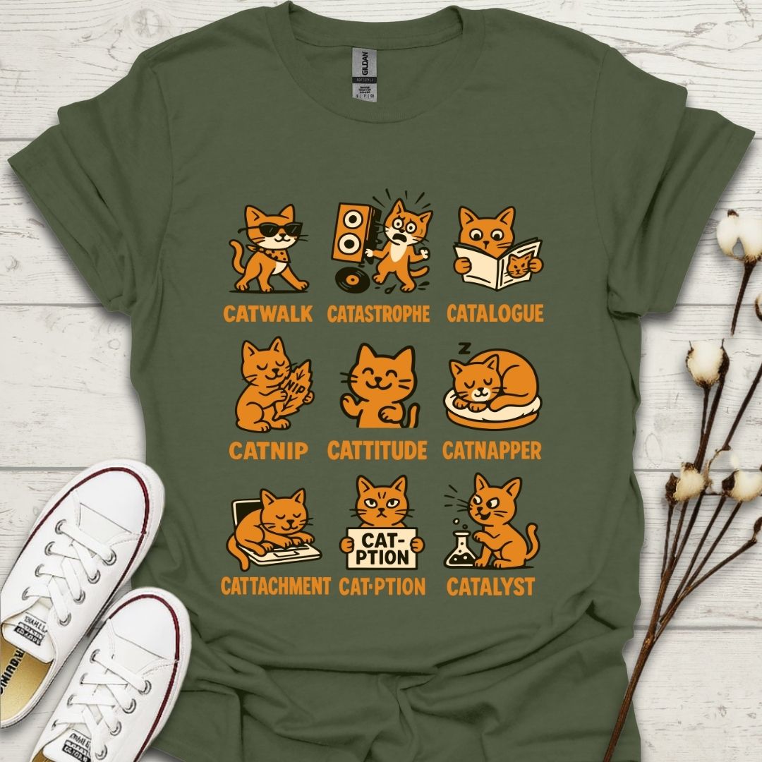 Feline Fun Puns T-shirt