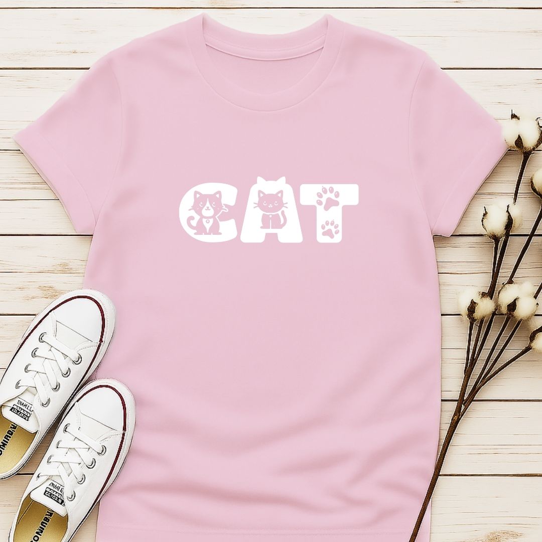 CAT Text T-shirt