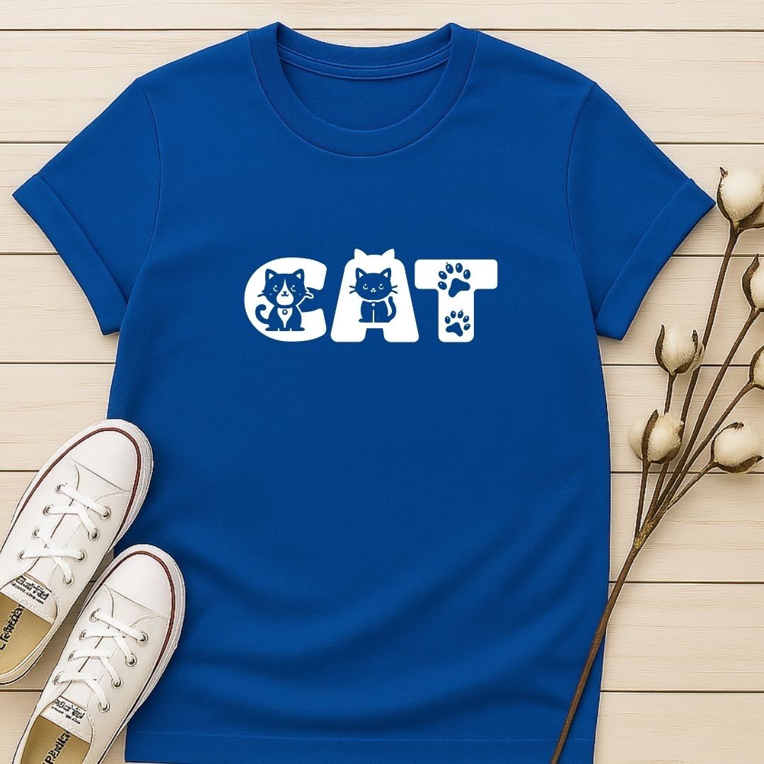CAT Text T-shirt