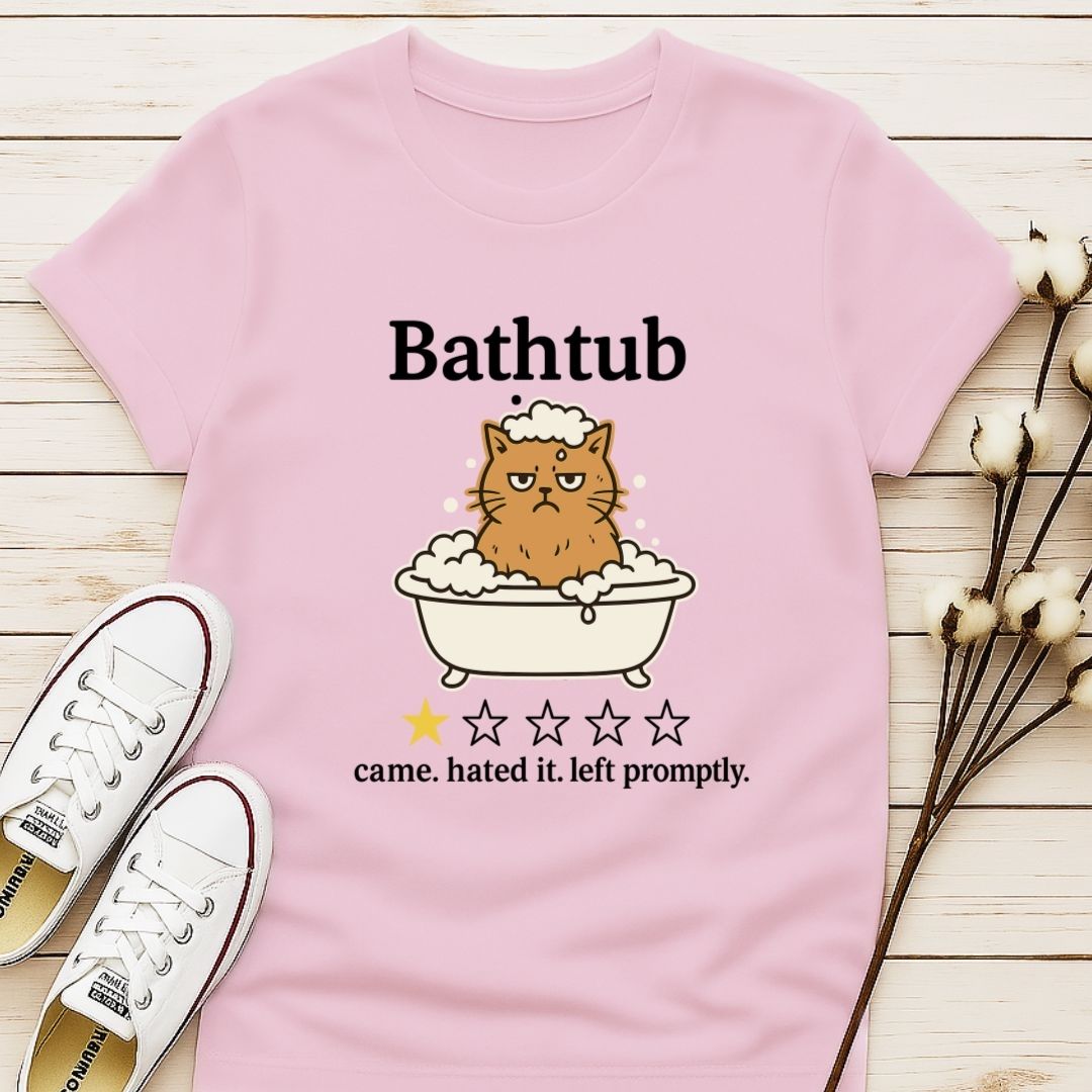 Bathtub Review T-shirt