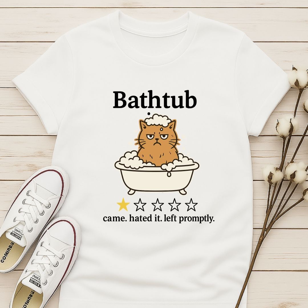 Bathtub Review T-shirt