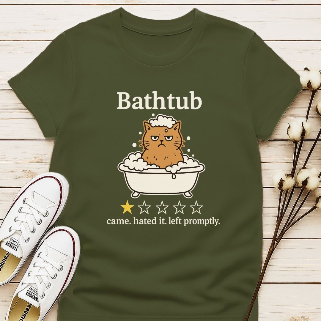 Bathtub Review T-shirt
