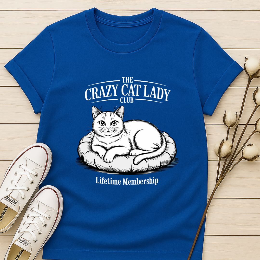 The Crazy Cat Lady Club T-shirt
