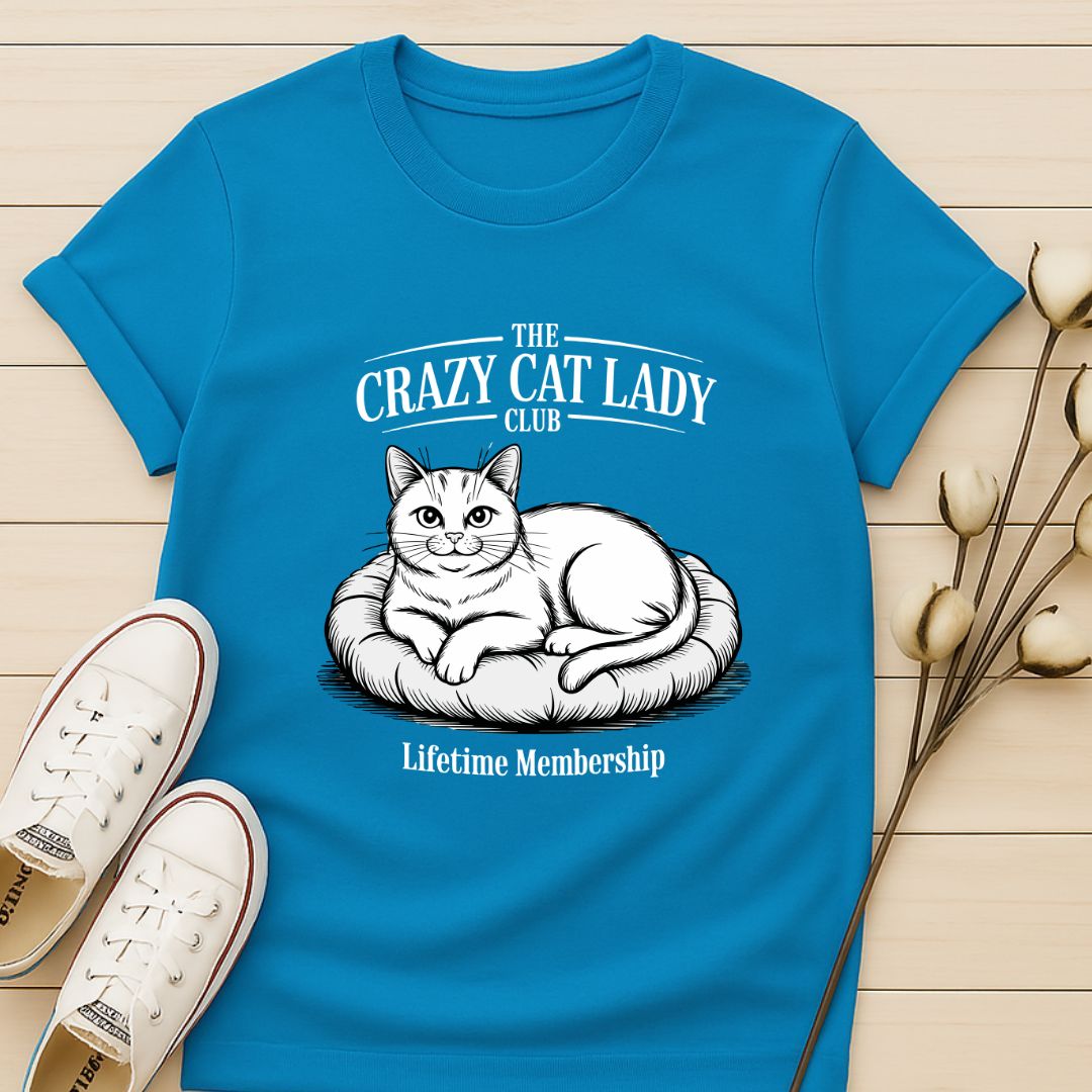 The Crazy Cat Lady Club T-shirt