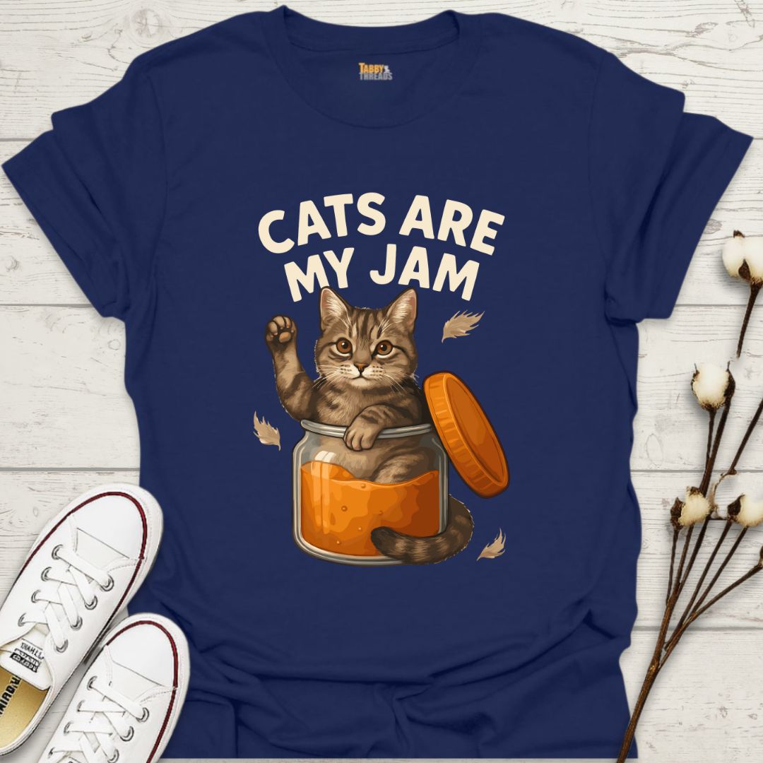 Cats Are My Jam T-shirt