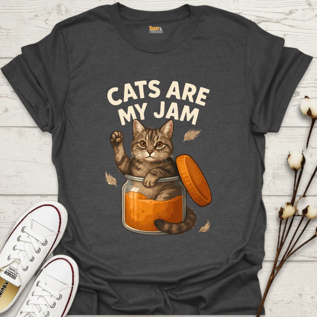 Cats Are My Jam T-shirt