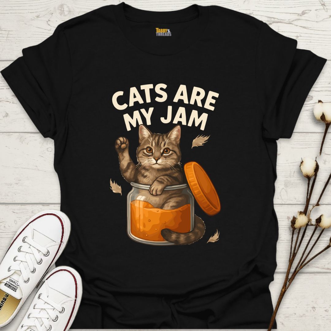 Cats Are My Jam T-shirt