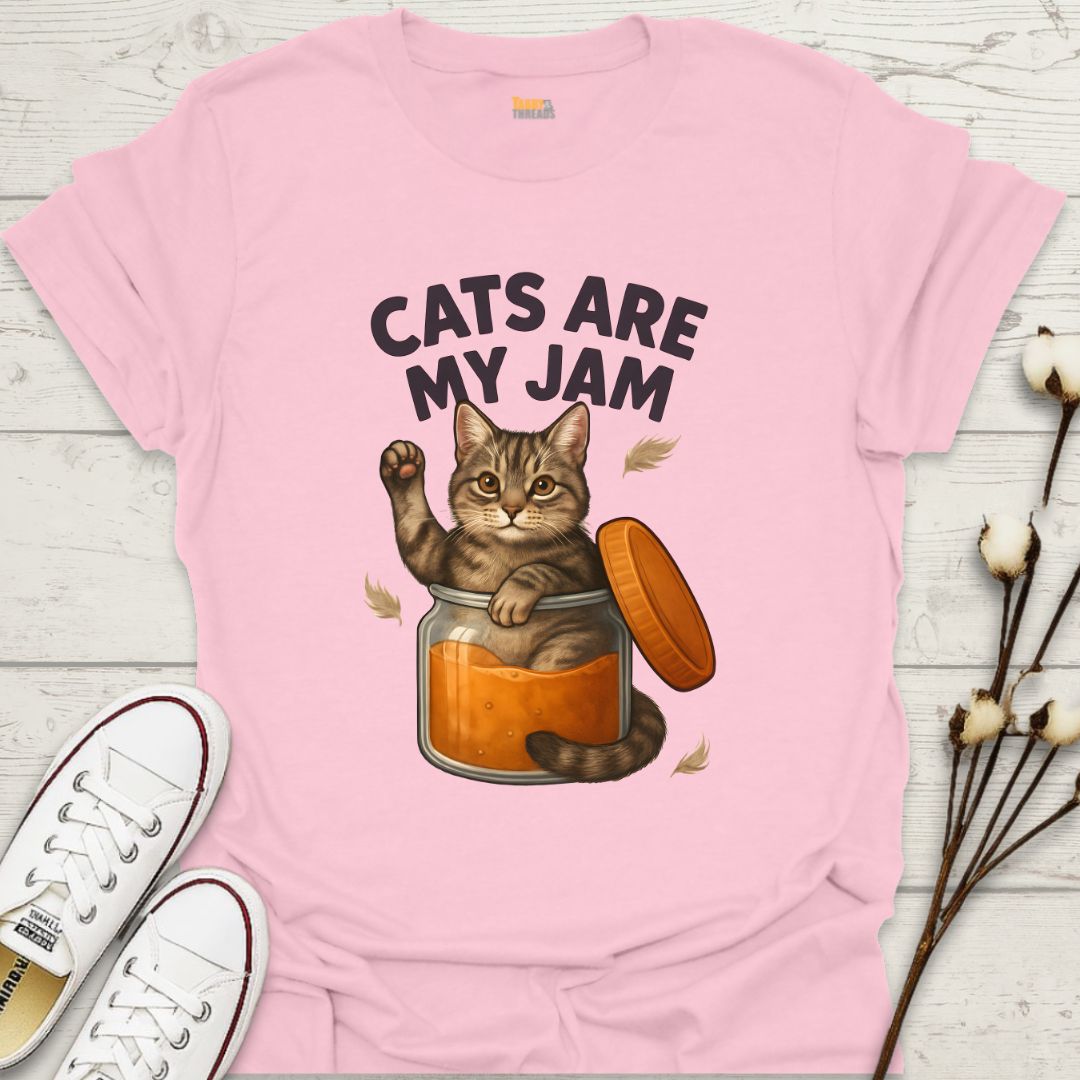 Cats Are My Jam T-shirt