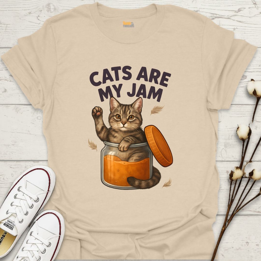 Cats Are My Jam T-shirt