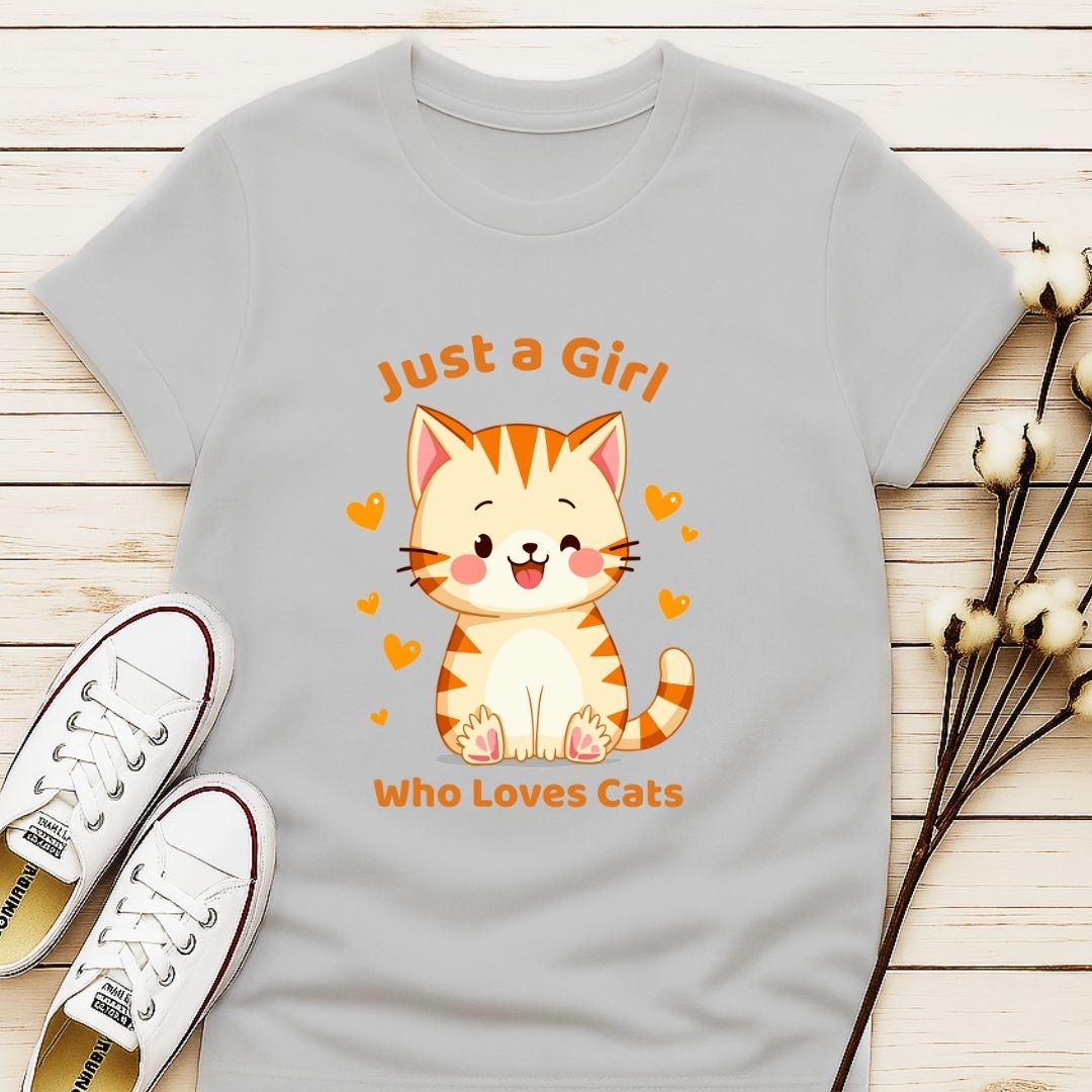 Just a Girl Who Loves Cat T-shirt
