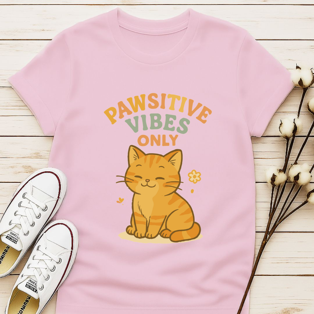 Pawsitive Vibes Only T-shirt