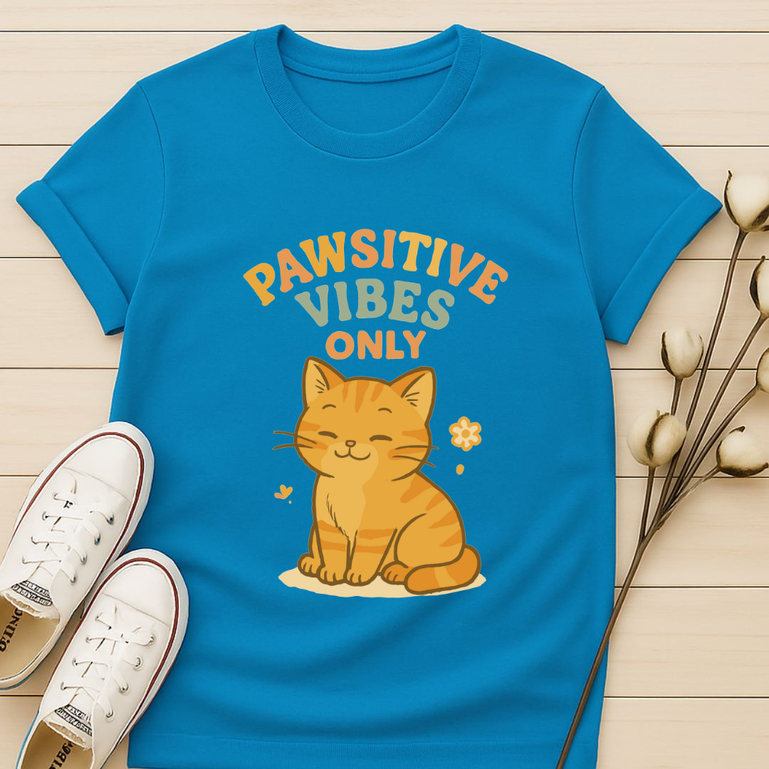 Pawsitive Vibes Only T-shirt