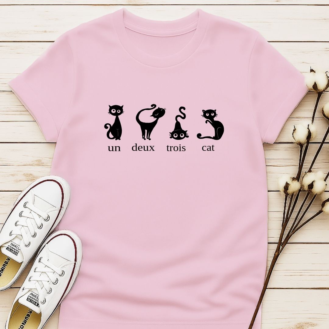 Un Deux Trois Cat T-shirt