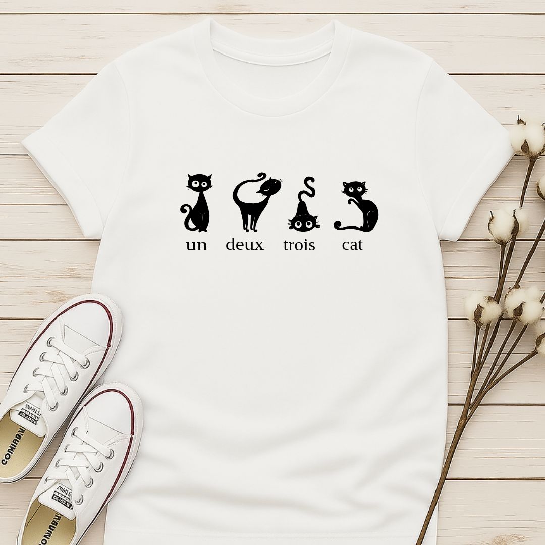 Un Deux Trois Cat T-shirt