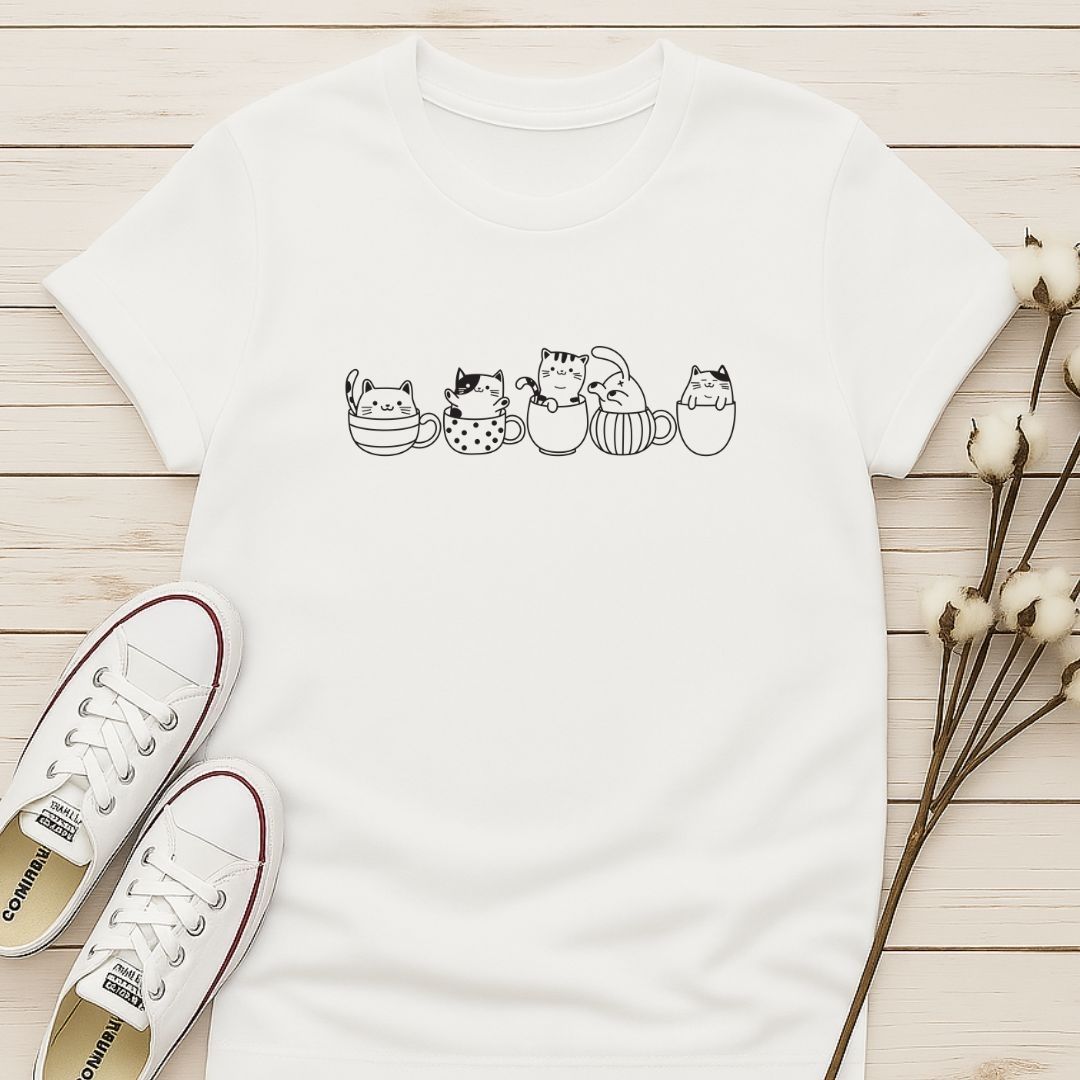 Cats in Teacups T-shirt