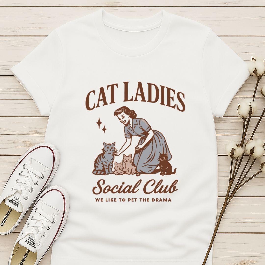 Cat Ladies Club T-shirt