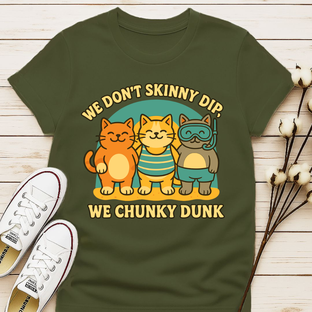 We Chunky Dunk with Cats T-shirt
