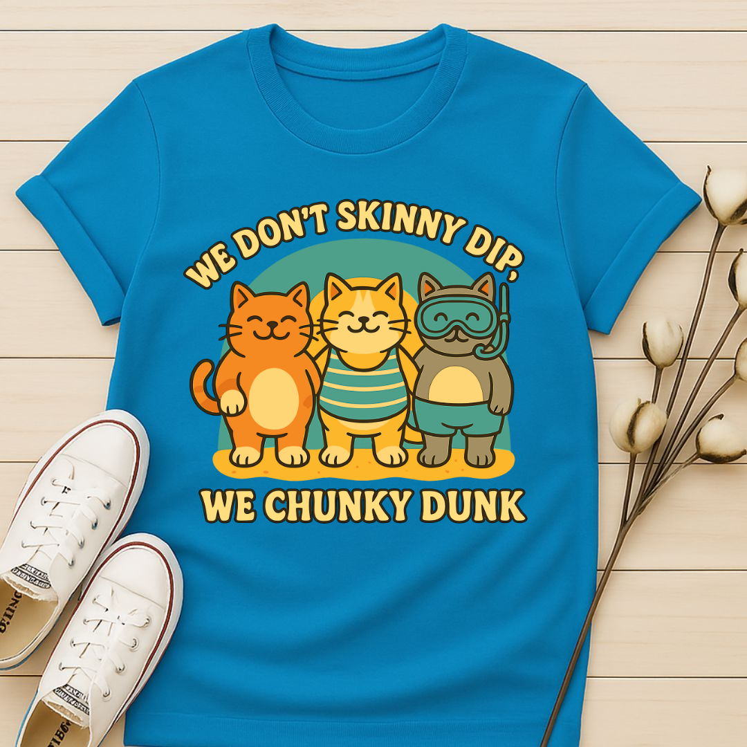 We Chunky Dunk with Cats T-shirt