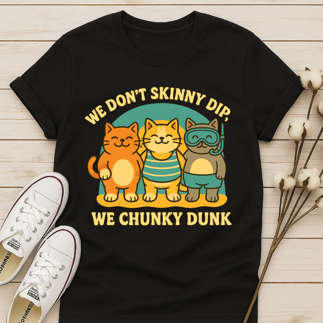 We Chunky Dunk with Cats T-shirt