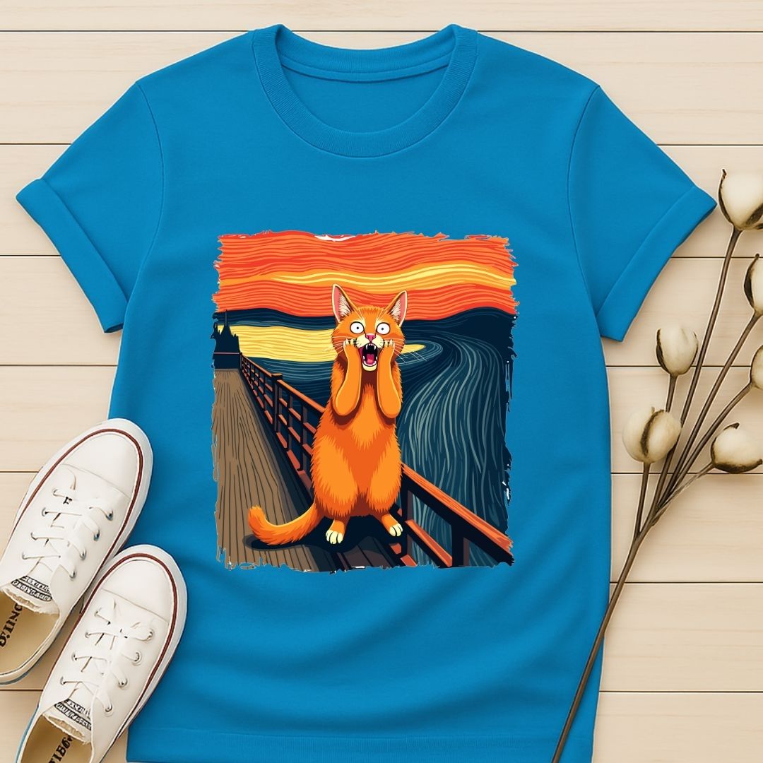 Scream Cat T-shirt
