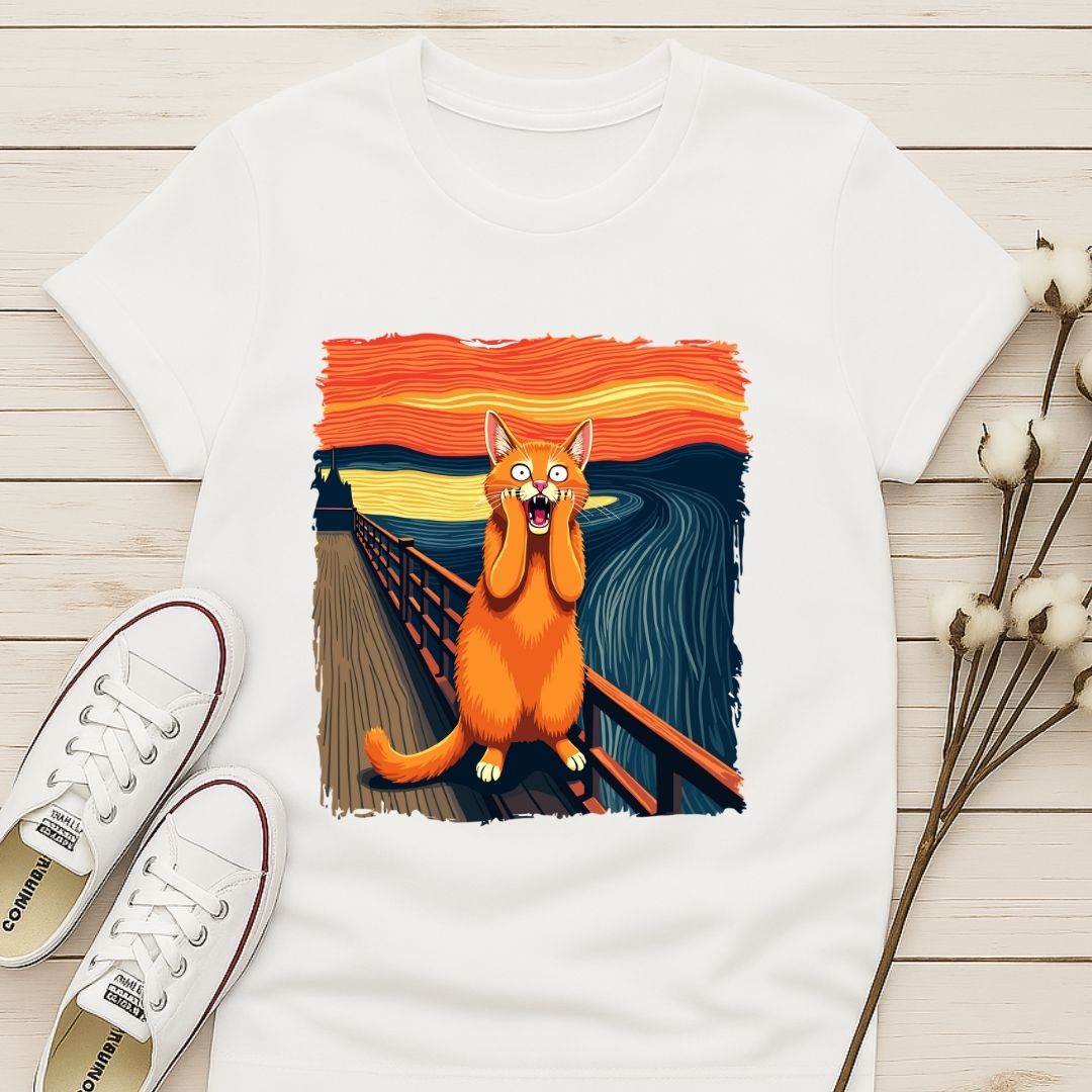 Scream Cat T-shirt
