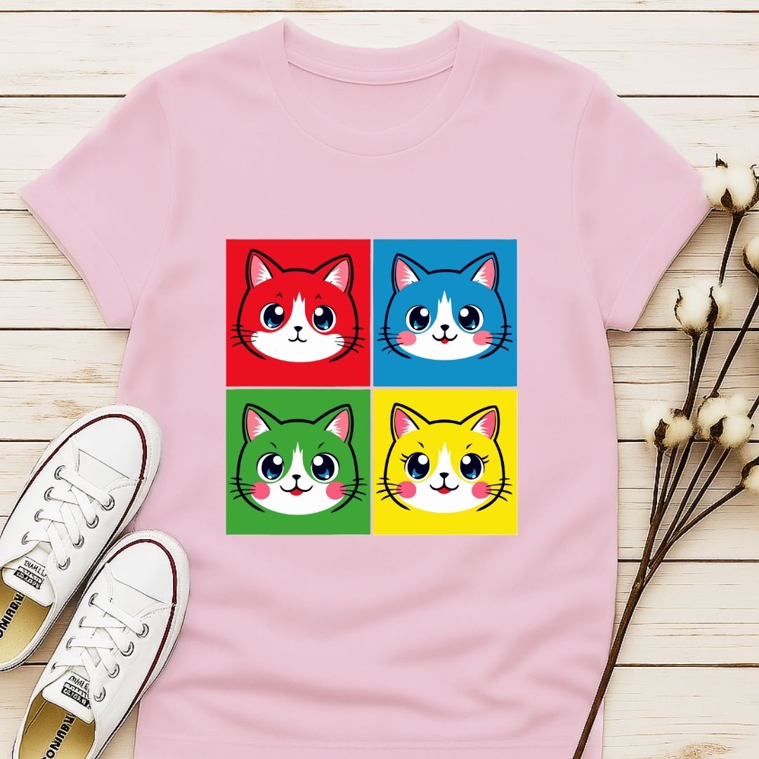 Pop Art Cat T-shirt
