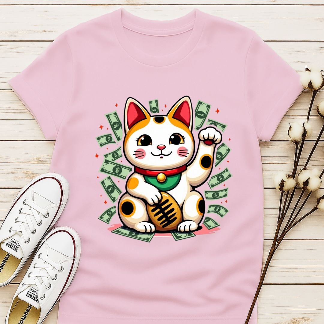 Beckoning Cat T-shirt