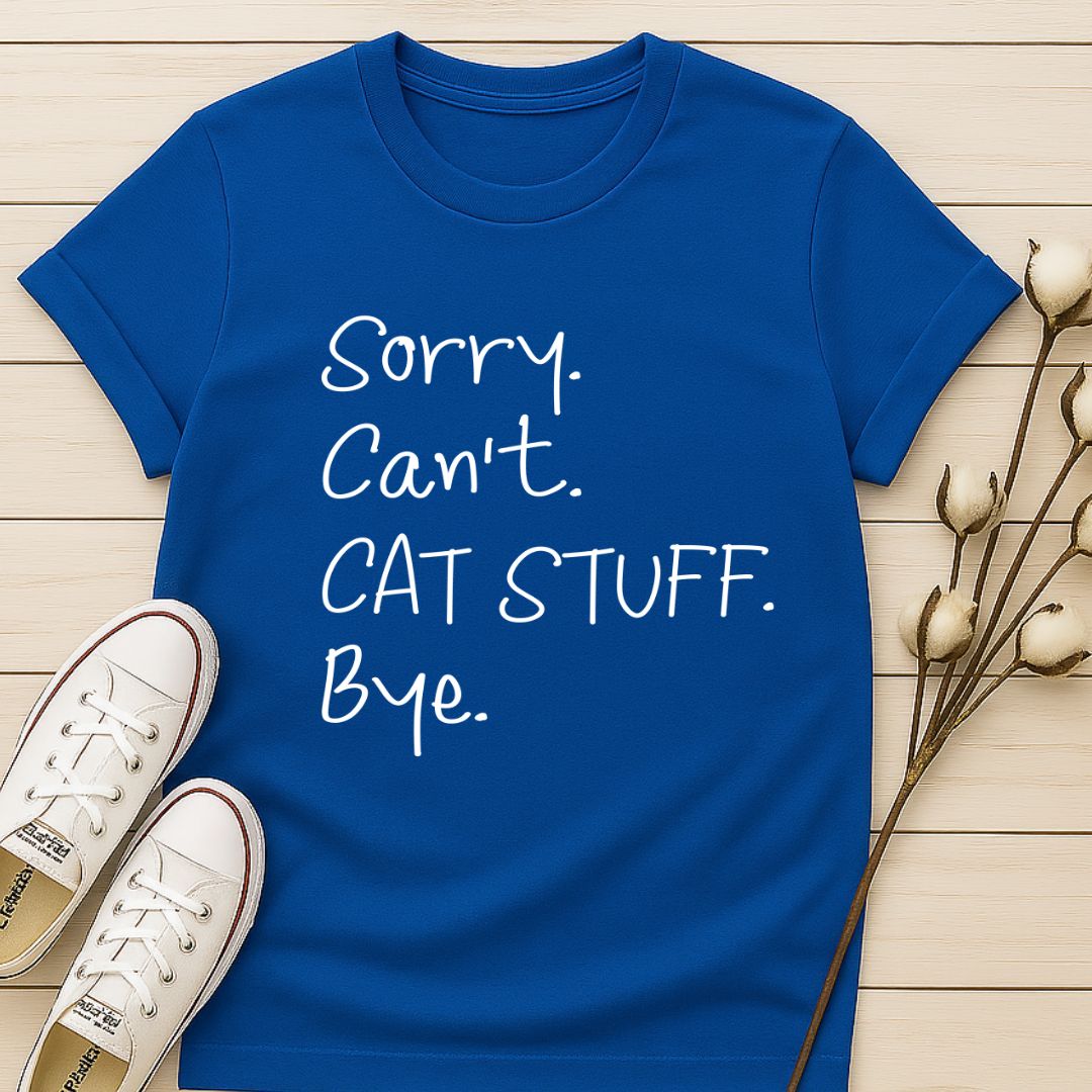 Sorry. Can't T-shirt
