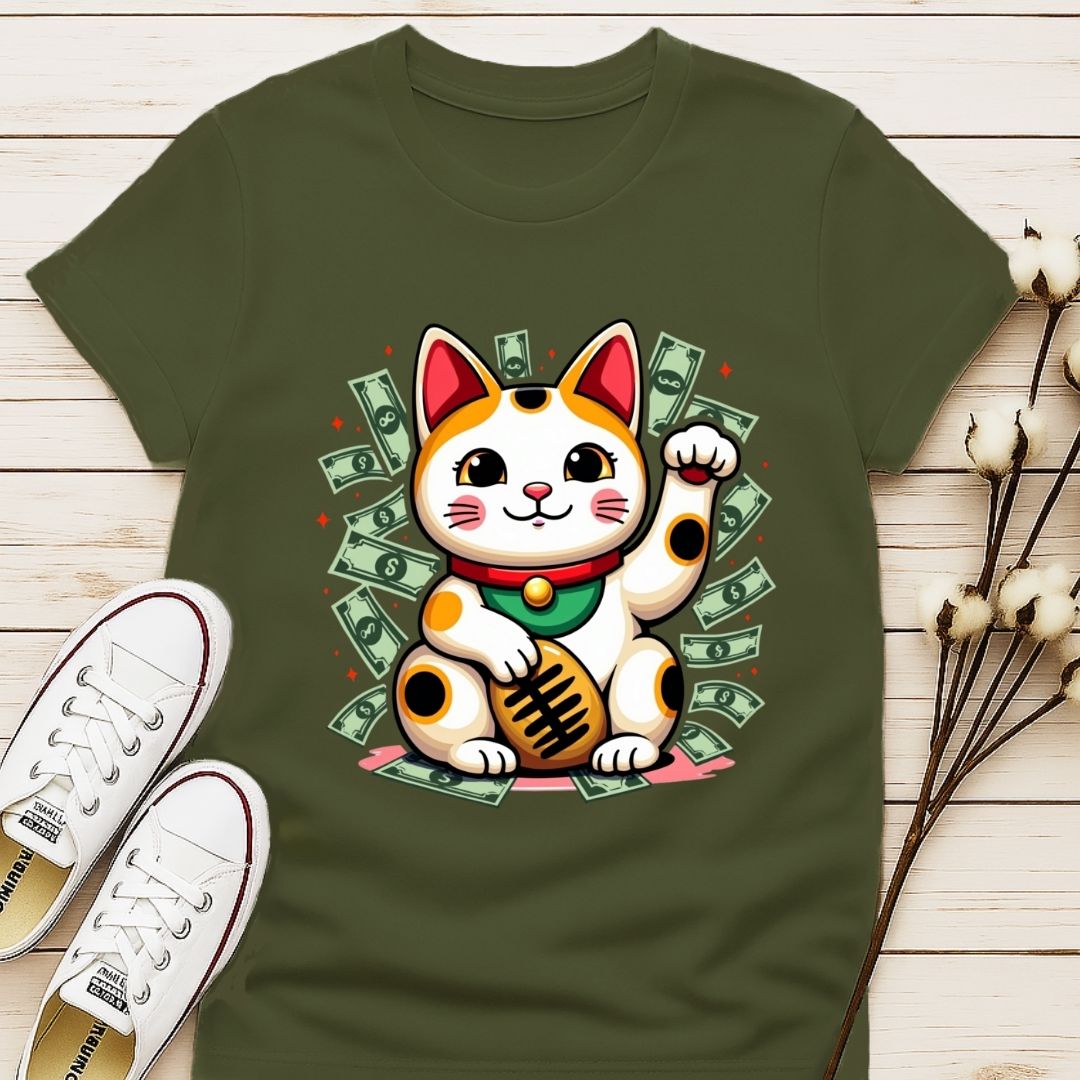 Beckoning Cat T-shirt