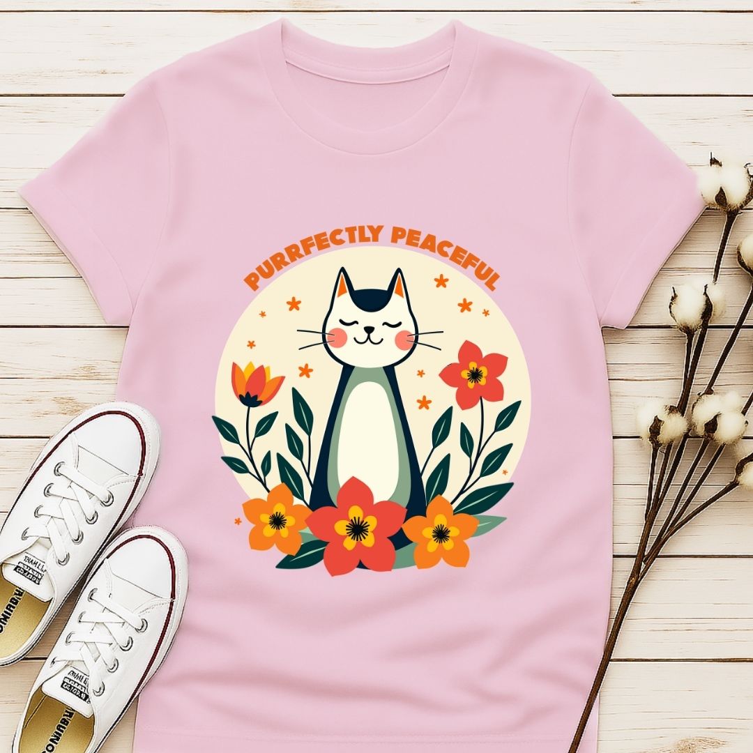 Purrfectly Peaceful T-shirt