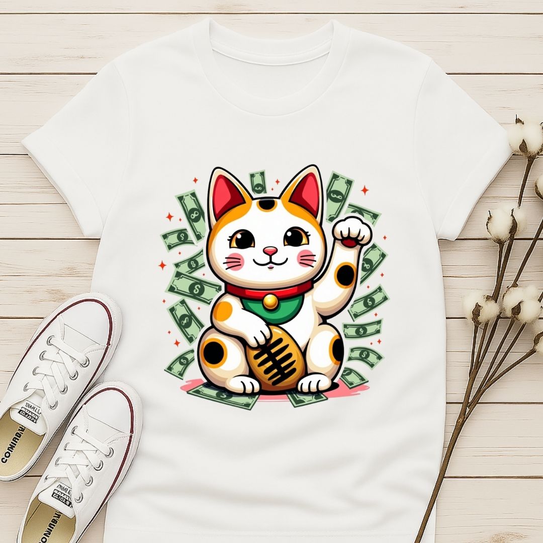Beckoning Cat T-shirt