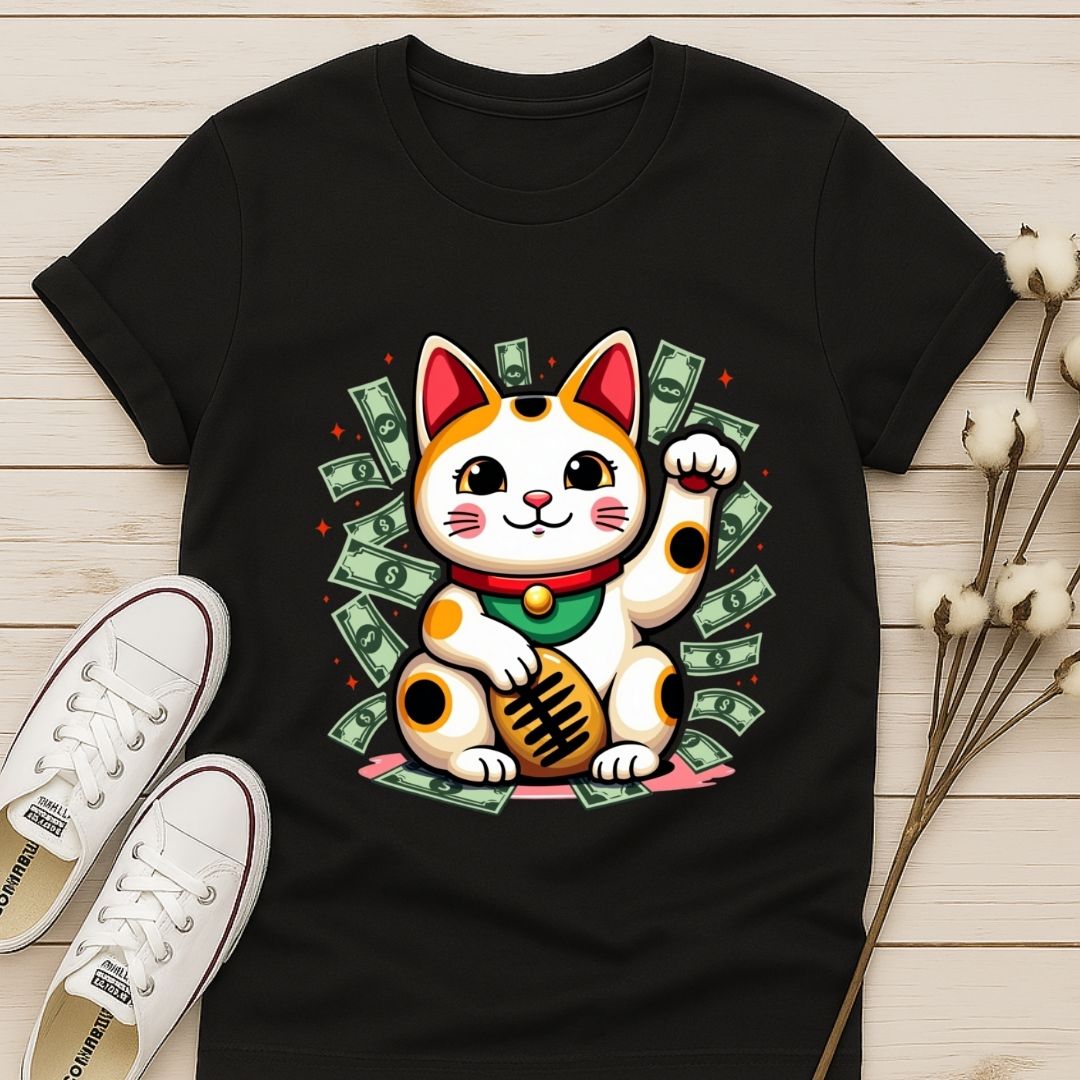 Beckoning Cat T-shirt