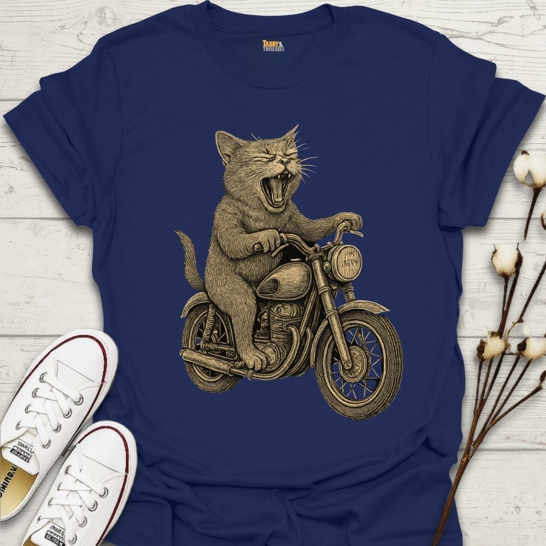 Roaring Cat Rider T-shirt