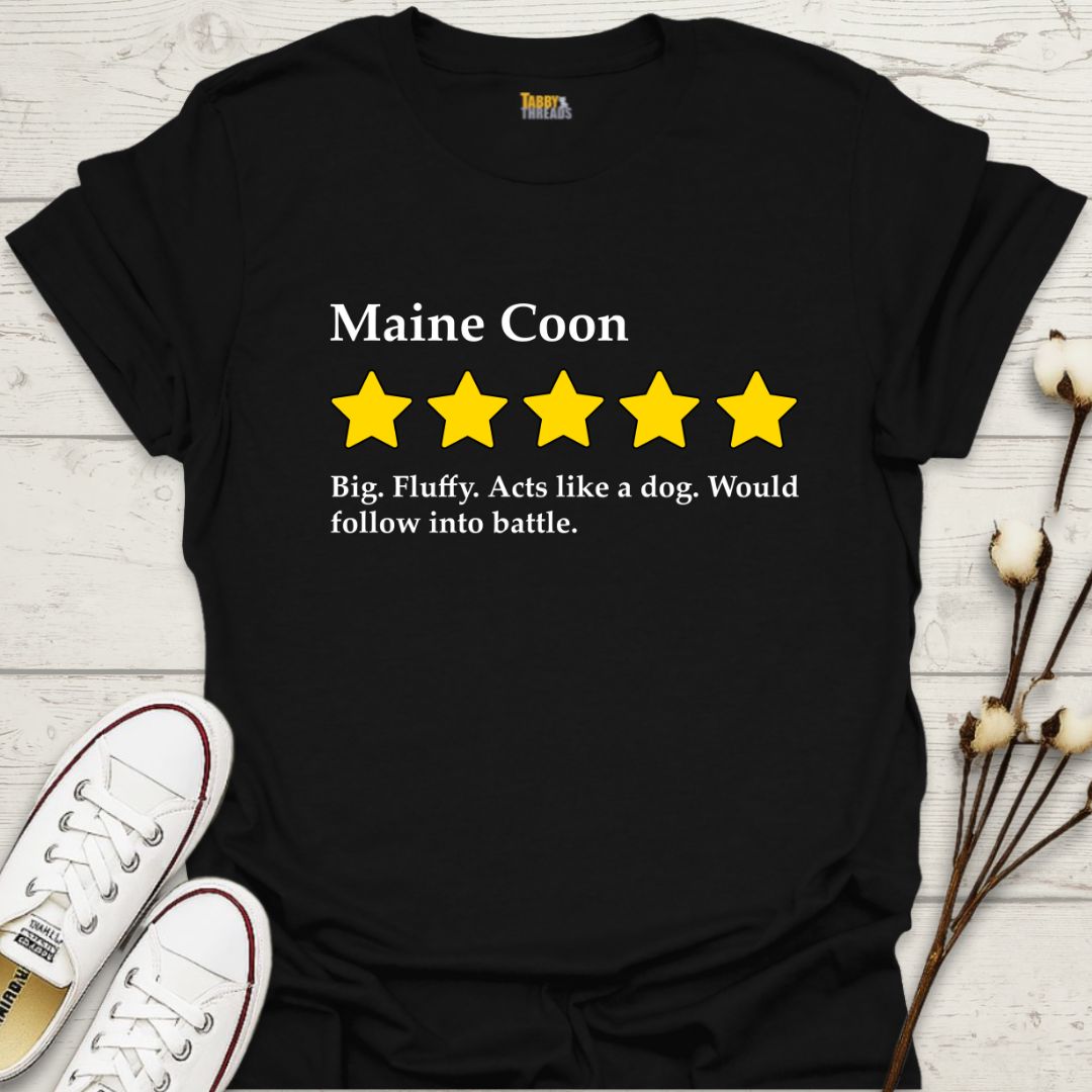 Maine Coon 5-Star Review T-shirt