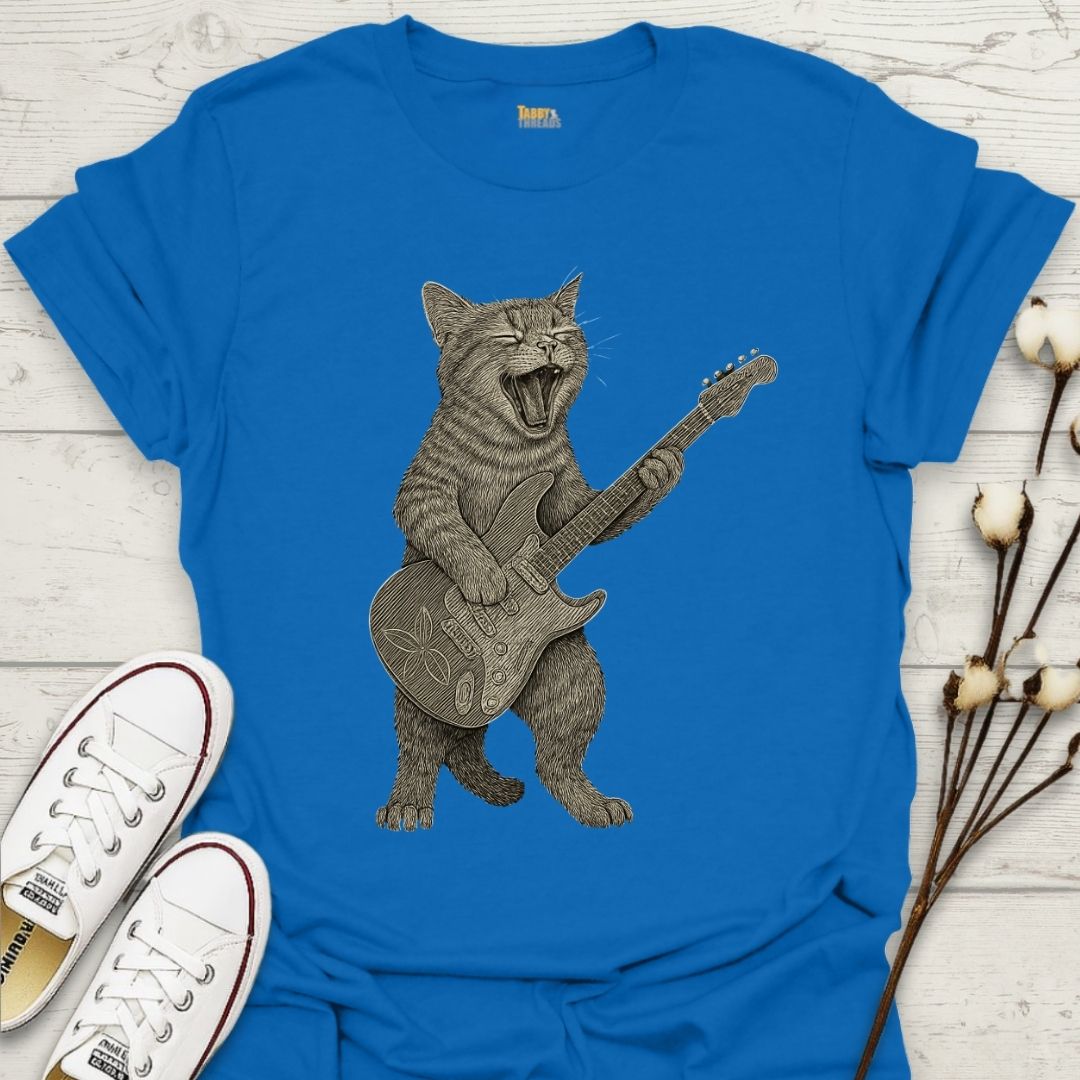 Shredding a Guitar T-shirt