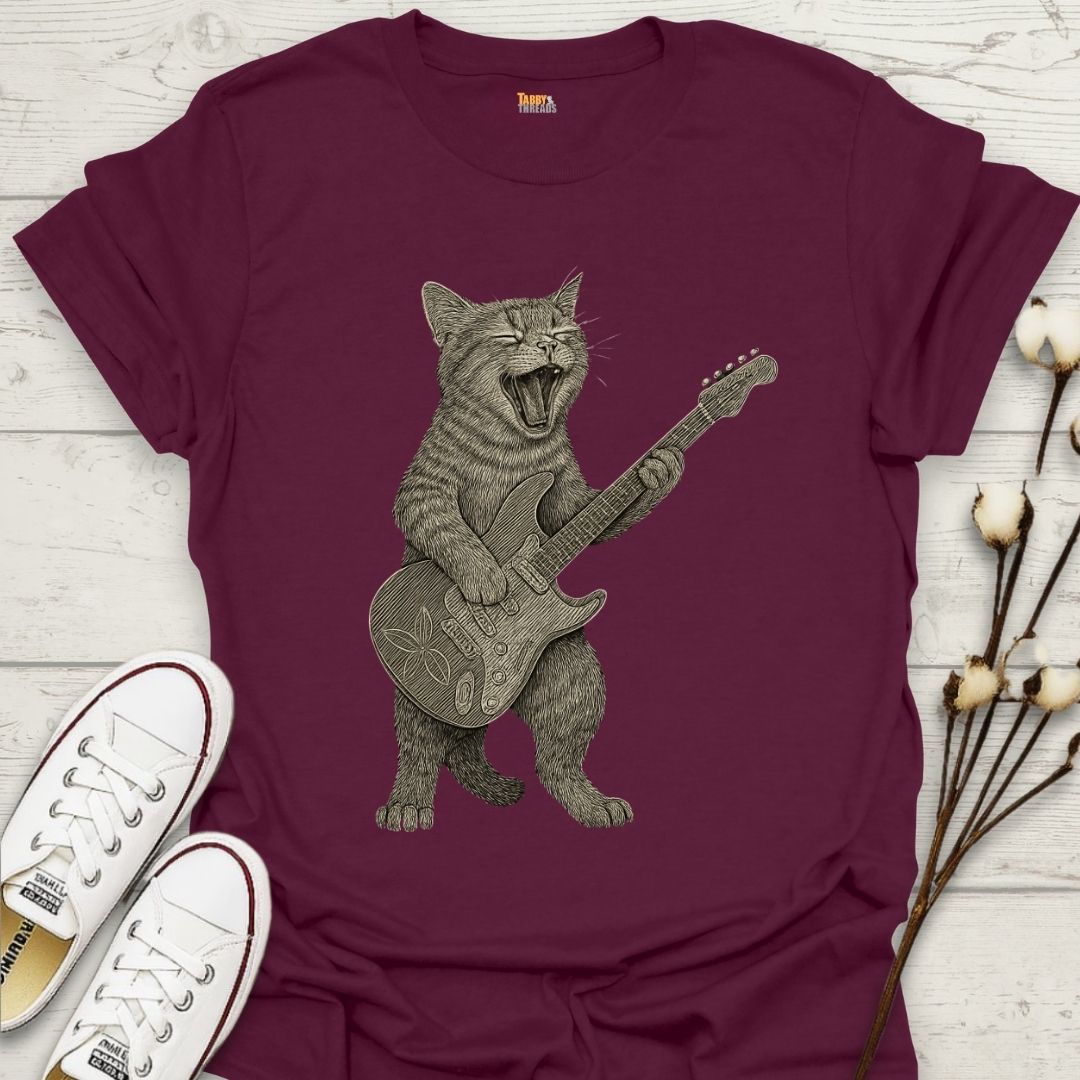 Shredding a Guitar T-shirt